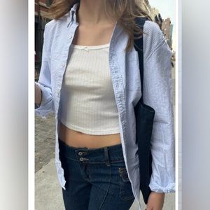 Brandy Melville striped stephanie top